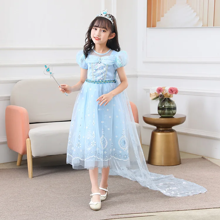 2022 New Cosplay Dress for Girl Halloween Girls Costumes Princess Disguise Children Carnival Clothing Elsa Dress Sleeve Girl
2022 New Cosplay Dress for Girl Halloween Girls Costumes Princess Disguise Children Carnival Clothing Elsa Dress Sleeve Girl