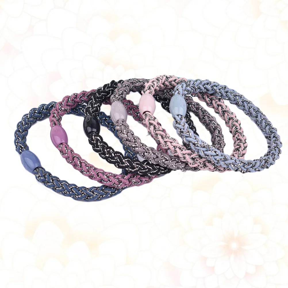 20 шт., эластичные плетеные заколки для хвоста 
20 шт., эластичные плетеные заколки для хвоста