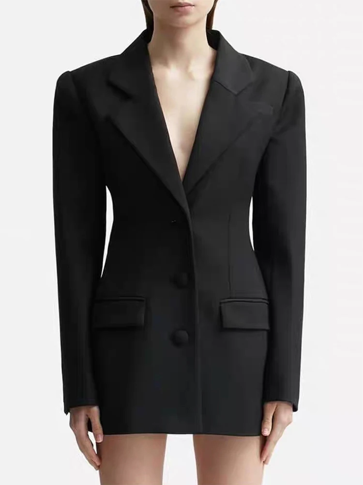 2023 Fall New Sexy Fashion Temperament Women's Suit Back Hollow Diamond Design Waist Jacket Female
2023 Fall New Sexy Fashion Temperament Women's Suit Back Hollow Diamond Design Waist Jacket Female
