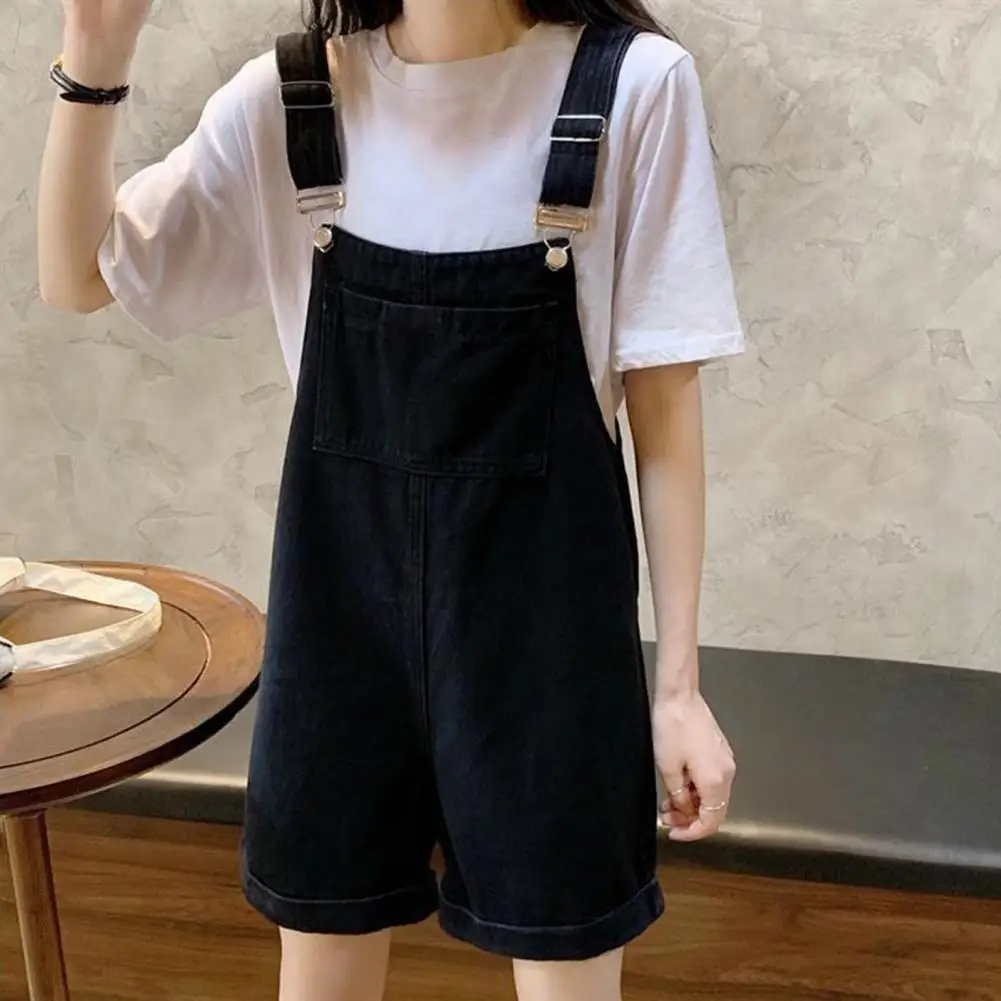 Youthful Stylish Summer Vintage Wide Legs Jean Jumpsuit Pure Colors Bib Overalls Loose Fit Female Clothing
Youthful Stylish Summer Vintage Wide Legs Jean Jumpsuit Pure Colors Bib Overalls Loose Fit Female Clothing