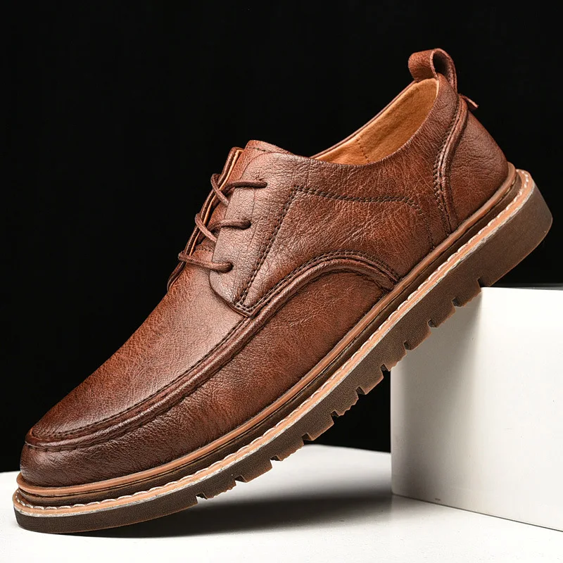 Autumn New Men Shoes Brogue Casual Shoes Men Genuine Leather Shoes Work Boots Business Casual Sneakers
Autumn New Men Shoes Brogue Casual Shoes Men Genuine Leather Shoes Work Boots Business Casual Sneakers
