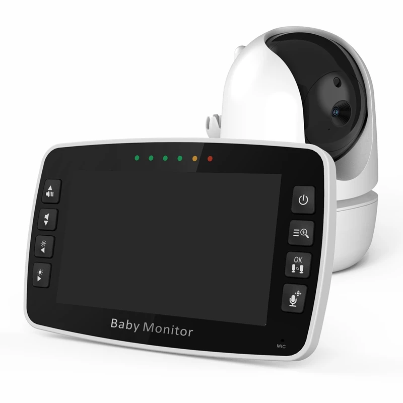 4.3Inch IPS Screen Wireless PTZ Intercom Baby Monitor Security Camera Long Distance Camera EU Plug
4.3Inch IPS Screen Wireless PTZ Intercom Baby Monitor Security Camera Long Distance Camera EU Plug