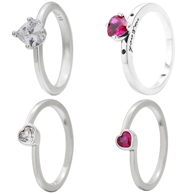 Женское кольцо из серебра 925 пробы, с розовым наклонным сердцем
Женское кольцо из серебра 925 пробы, с розовым наклонным сердцем