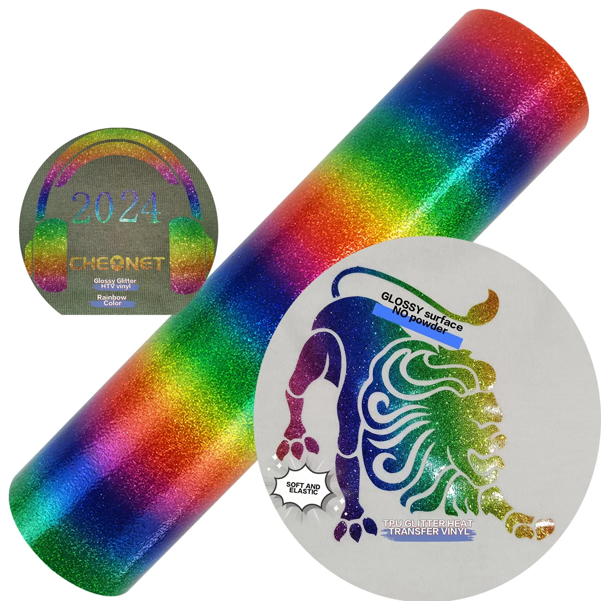 Радужный термотрансферный винил CHEONET
Радужный термотрансферный винил CHEONET