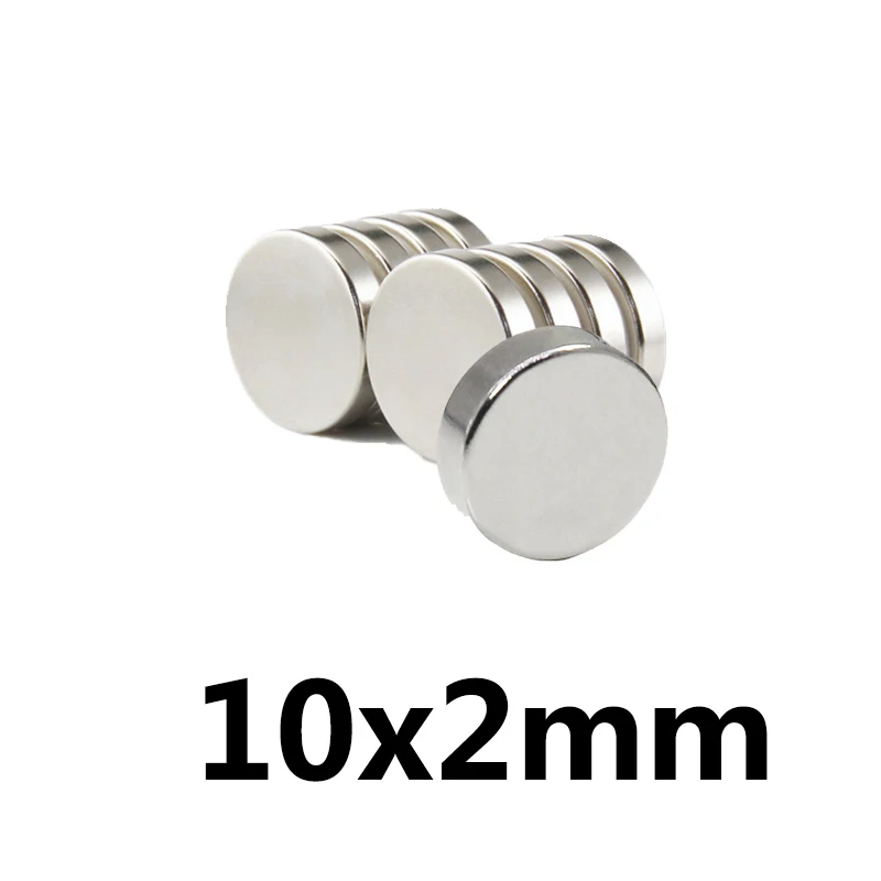 20~300pcs 10x2 mm Round Powerful Magnet Fridge Bulk Sheet Neodymium Disc Magnet 10x2mm Permanent NdFeB Strong Magnets 10*2 mm
20~300pcs 10x2 mm Round Powerful Magnet Fridge Bulk Sheet Neodymium Disc Magnet 10x2mm Permanent NdFeB Strong Magnets 10*2 mm