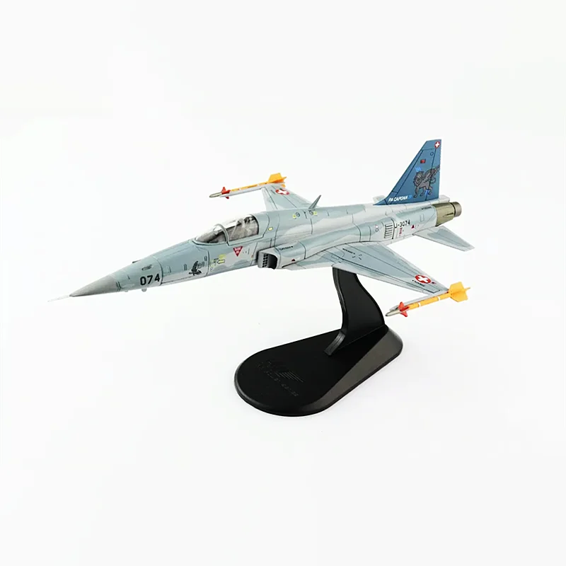 Diecast 1:72 Scale HA3360 F-5E Tiger Swiss Air Force Static Replica Simulation Metal Aircraft Airplane Model Toy Collection
Diecast 1:72 Scale HA3360 F-5E Tiger Swiss Air Force Static Replica Simulation Metal Aircraft Airplane Model Toy Collection