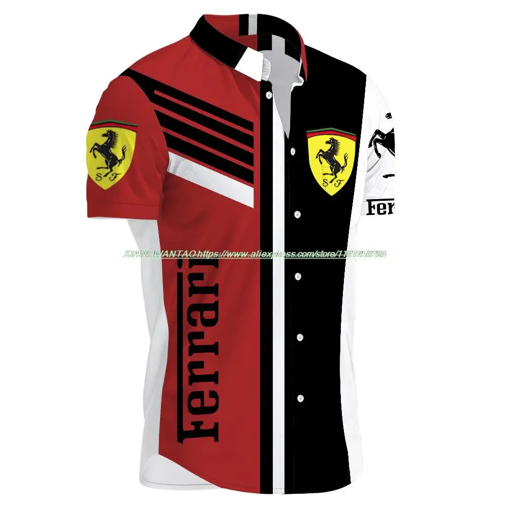 2022 New Formula One F1 Ferrari Out of Print Team Red Men's Short Sleeve Shirt Outdoor Extreme Sports Fan Harajuku Clothing 3XL
2022 New Formula One F1 Ferrari Out of Print Team Red Men's Short Sleeve Shirt Outdoor Extreme Sports Fan Harajuku Clothing 3XL