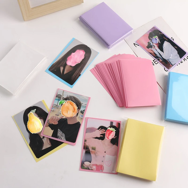 Candy Color 50pcs/pack Kpop Toploader Card Bag Photocard Sleeves Idol Photo Cards Protective Storage Bag Game Cards Protector
Candy Color 50pcs/pack Kpop Toploader Card Bag Photocard Sleeves Idol Photo Cards Protective Storage Bag Game Cards Protector