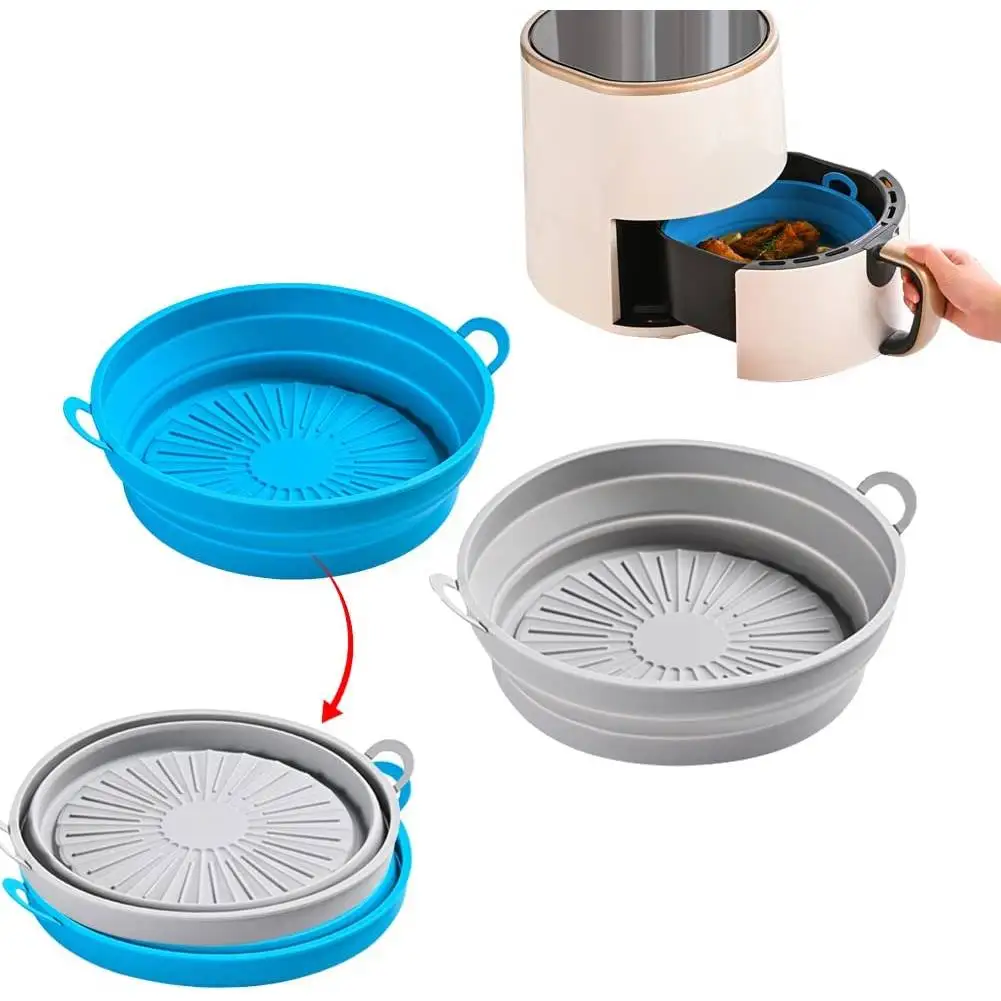 ZOOBERS 2 Pcs Silicone Air Fryer Liners, Reusable & Foldable,7.5 Inch Round Air Fryer Basket Fit for 3 to 5 Qt Air Fryer
ZOOBERS 2 Pcs Silicone Air Fryer Liners, Reusable & Foldable,7.5 Inch Round Air Fryer Basket Fit for 3 to 5 Qt Air Fryer