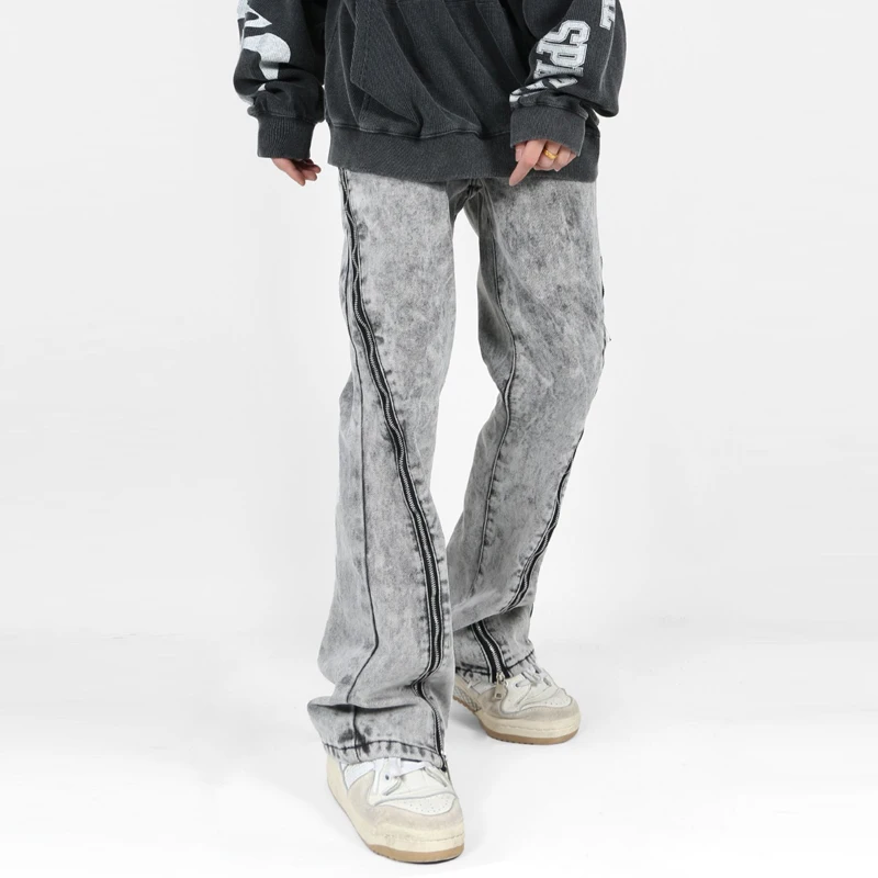 Four Seasons Men Jeans Hip Hop Style Trousers High Street Vintage Wash Zip Design Vibe Style Jeans Streetwear Ins Hot Sale JEANS
Four Seasons Men Jeans Hip Hop Style Trousers High Street Vintage Wash Zip Design Vibe Style Jeans Streetwear Ins Hot Sale JEANS