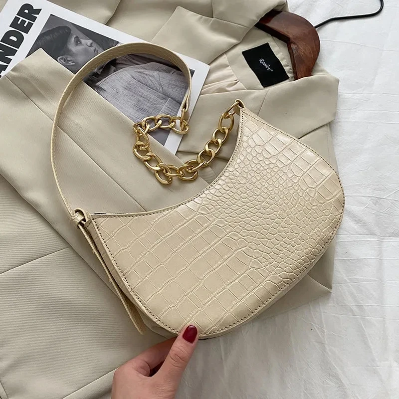 Chain Fashion Designer Bag Alligator Bags PU Leather Women Shoulder Bag Women's Handbags Purses
Chain Fashion Designer Bag Alligator Bags PU Leather Women Shoulder Bag Women's Handbags Purses