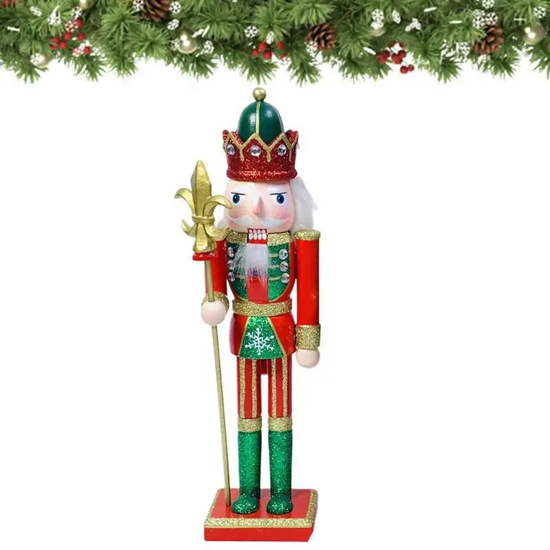 Wooden Nutcracker Figure Wooden Nutcracker Ornament Festive Collectible Nutcracker Winter Tabletop Christmas Present Decorations
Wooden Nutcracker Figure Wooden Nutcracker Ornament Festive Collectible Nutcracker Winter Tabletop Christmas Present Decorations