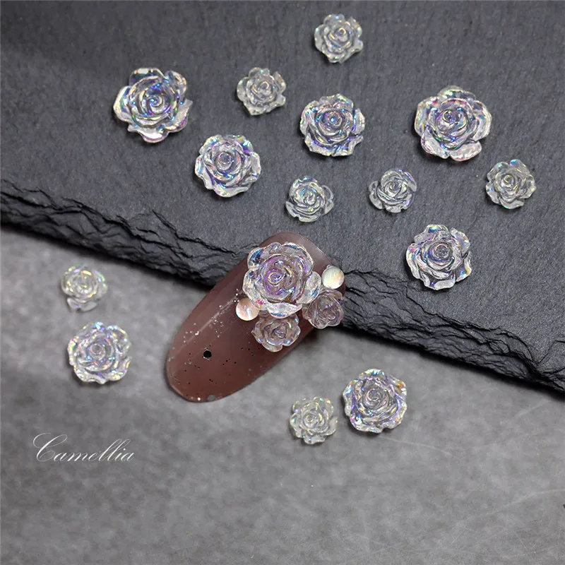 20pcs MIXED Size 3D Nail Art Decoration AB Aurora Sasanqua Dry Flower Glitter Rhinestones For Nail Jewels Manicure Tool 6/8/10MM
20pcs MIXED Size 3D Nail Art Decoration AB Aurora Sasanqua Dry Flower Glitter Rhinestones For Nail Jewels Manicure Tool 6/8/10MM