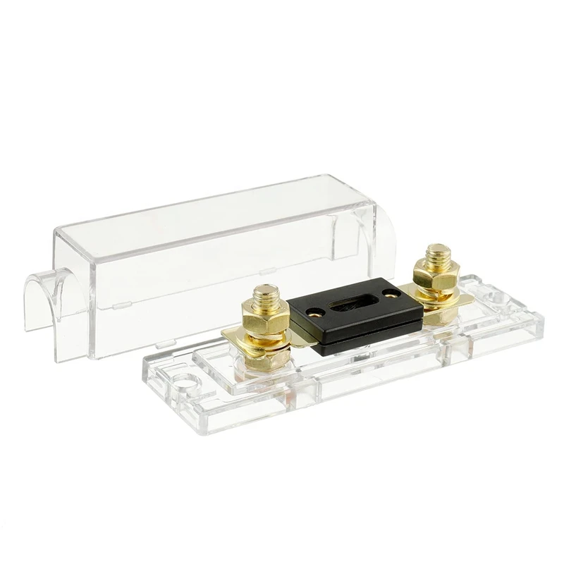 6 Pcs 100A Transparent Case ANL Fuse Holder And 6 Pieces Of 100A 32V DC ANL Fuse Suitable For Audio And Video Systems
6 Pcs 100A Transparent Case ANL Fuse Holder And 6 Pieces Of 100A 32V DC ANL Fuse Suitable For Audio And Video Systems