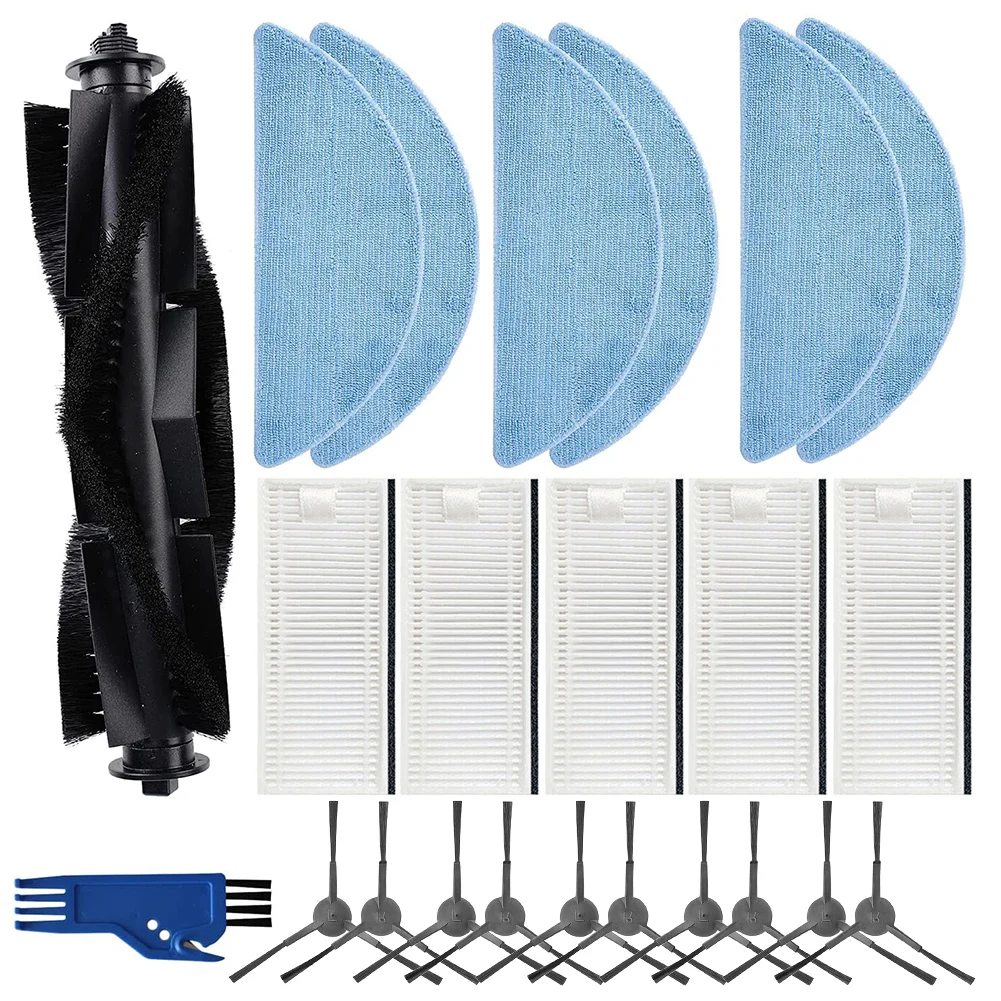 Mop Cloth + Roller Brush + Filter + Side Brushes Set For Tikom G7000 G6000 Vacuum Cleaner Replacement Accessories
Mop Cloth + Roller Brush + Filter + Side Brushes Set For Tikom G7000 G6000 Vacuum Cleaner Replacement Accessories