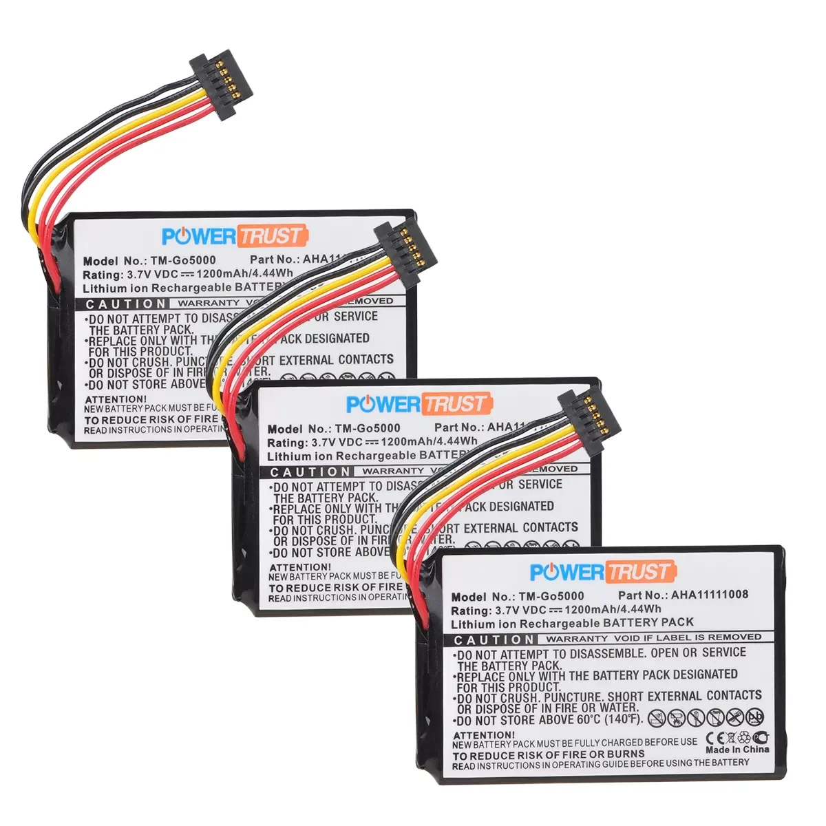 AHA11111008 Battery for TomTom GO 5100, VF6P, VFAD, 4FL50, GO 6100, PRO TRUCK 5250, Pro 5250, Go 6200
AHA11111008 Battery for TomTom GO 5100, VF6P, VFAD, 4FL50, GO 6100, PRO TRUCK 5250, Pro 5250, Go 6200