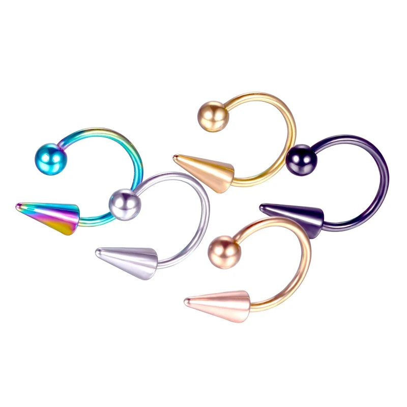 41QC 2Pcs Stainless Steel Horseshoe Earrings Fashion Eyebrow Lip Tragus Ear Cartilage Hoop Ring Body Piercing Jewelry Unisex
41QC 2Pcs Stainless Steel Horseshoe Earrings Fashion Eyebrow Lip Tragus Ear Cartilage Hoop Ring Body Piercing Jewelry Unisex