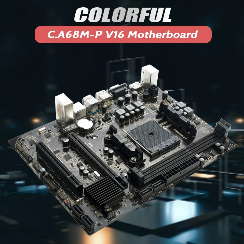 Материнская плата V16, цветная, A68H, поддержка 2XDDR3 RTL8105E, SATA3.0, 6 Мб, HDMI-совместима с материнской платой VGA
Материнская плата V16, цветная, A68H, поддержка 2XDDR3 RTL8105E, SATA3.0, 6 Мб, HDMI-совместима с материнской платой VGA