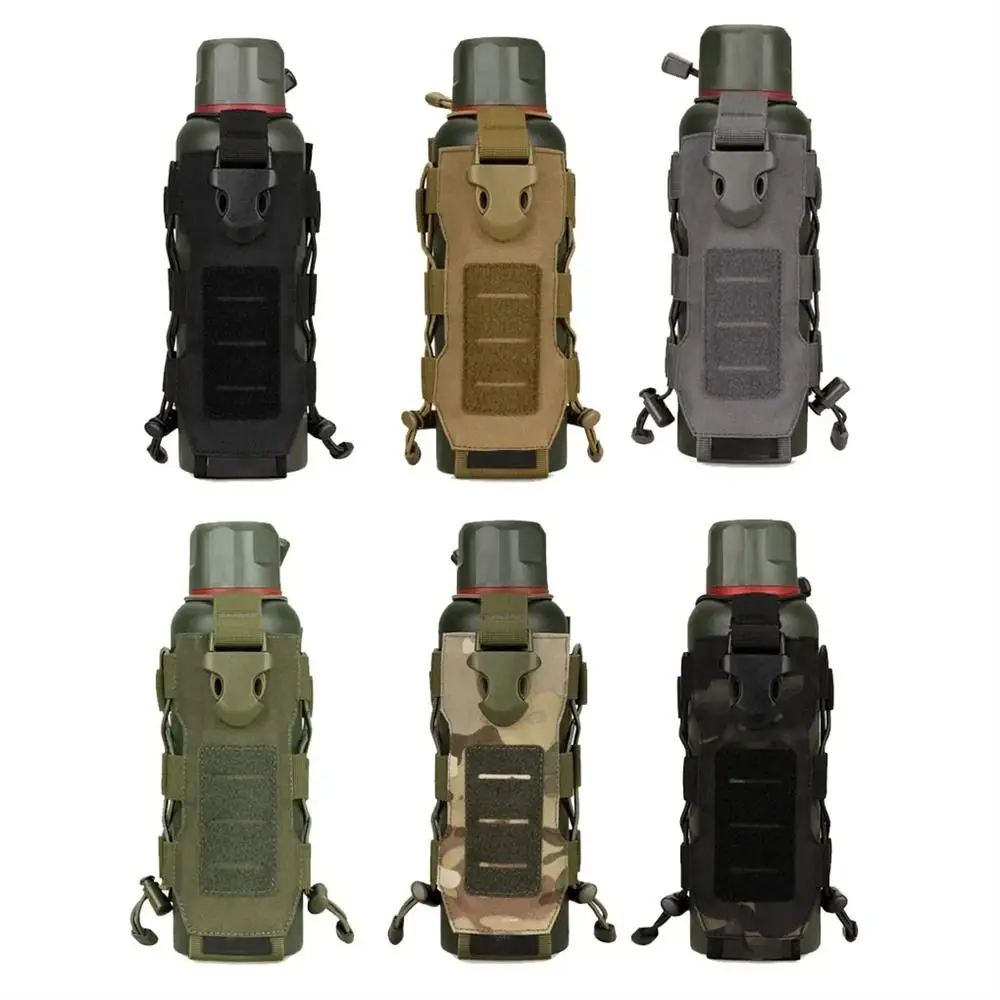 

Adjustable Water Bottle Pouch 300ml-850ml Molle System Canteen Cover Holster Waterproof Wear-resistant Kettle Bags