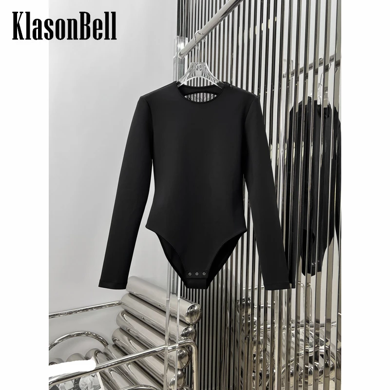 9.3 KlasonBell Fashion Sexy Back Hollow Out Lace Patchwork Long Sleeve Slim Black Bodysuit T-Shirt Women
9.3 KlasonBell Fashion Sexy Back Hollow Out Lace Patchwork Long Sleeve Slim Black Bodysuit T-Shirt Women