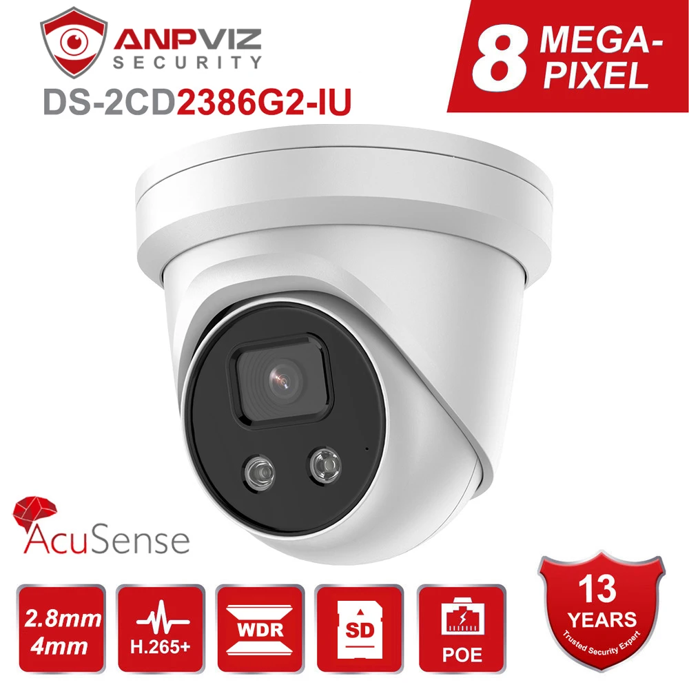 Оригинальная фотокамера DS-2CD2386G2-IU 8MP 4K POE, револьверный Темный истребитель AcuSense, камера видеонаблюдения H.265 + наружная камера безопасности 30 м IR IP67
Оригинальная фотокамера DS-2CD2386G2-IU 8MP 4K POE, револьверный Темный истребитель AcuSense, камера видеонаблюдения H.265 + наружная камера безопасности 30 м IR IP67
