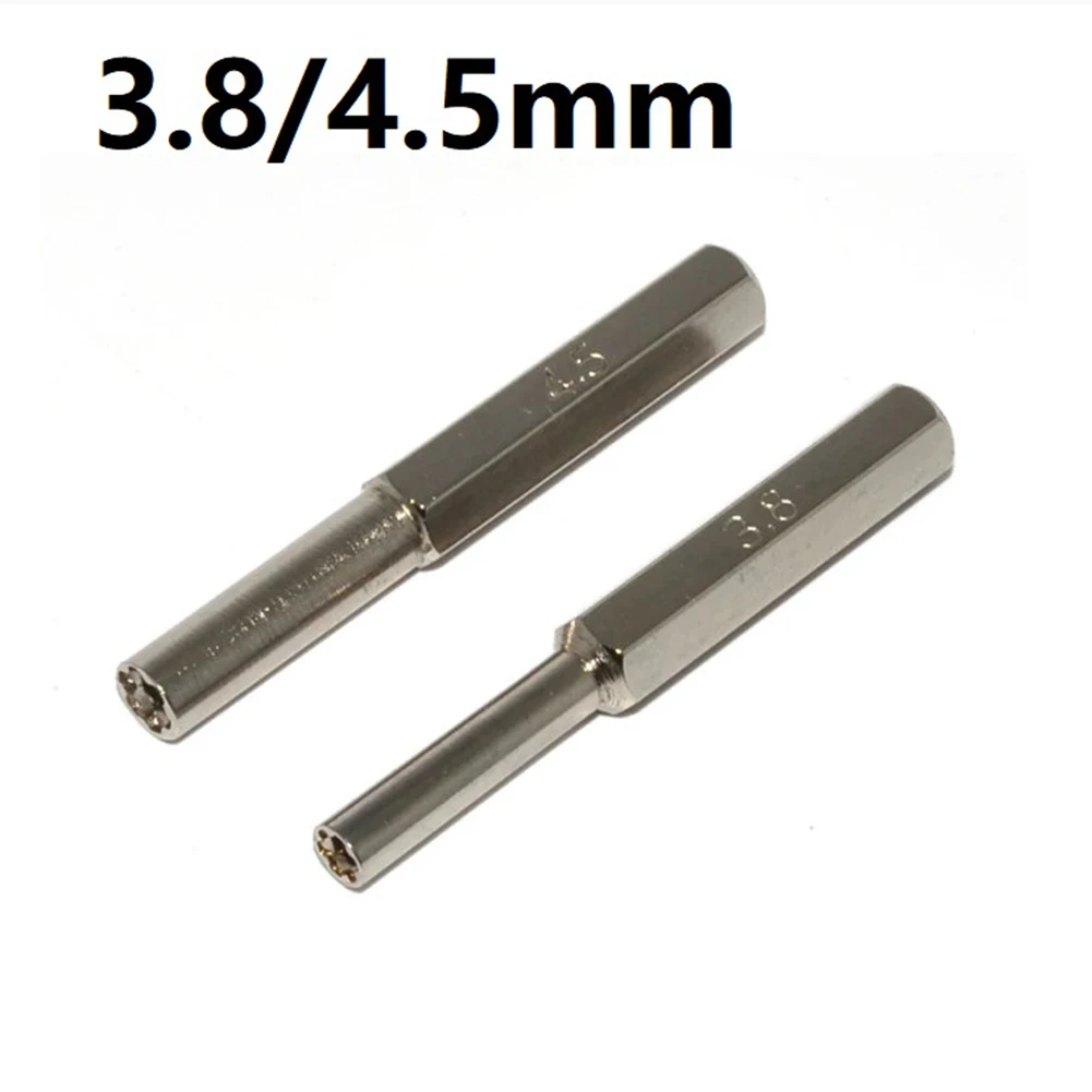 1/2pc 3.8mm/4.5mm Screwdriver Bit Hand Socket Adapter For Security Tool Gamebit NES SNES N64 SEGA Game Card Removal Tools
1/2pc 3.8mm/4.5mm Screwdriver Bit Hand Socket Adapter For Security Tool Gamebit NES SNES N64 SEGA Game Card Removal Tools
