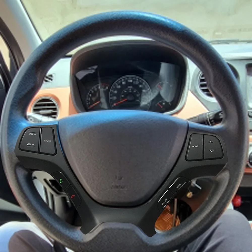 Многофункциональная Кнопка круиз-контроля, переключатель регулировки громкости звука на руль для Hyundai I10 2014-2017, автомобильные аксессуары 
Многофункциональная Кнопка круиз-контроля, переключатель регулировки громкости звука на руль для Hyundai I10 2014-2017, автомобильные аксессуары