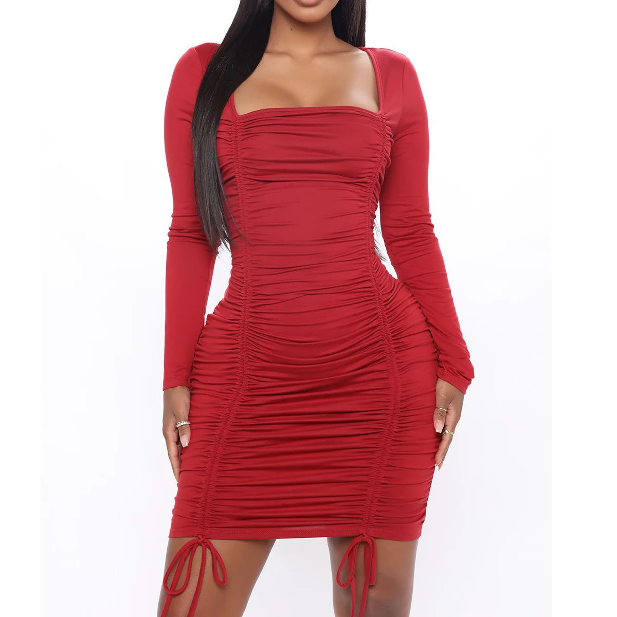 2022 Fashion New Sexy Tight Long Sleeve Bottomed Dress Buttock Knit Dress Dresses for Women Sexy Dress
2022 Fashion New Sexy Tight Long Sleeve Bottomed Dress Buttock Knit Dress Dresses for Women Sexy Dress