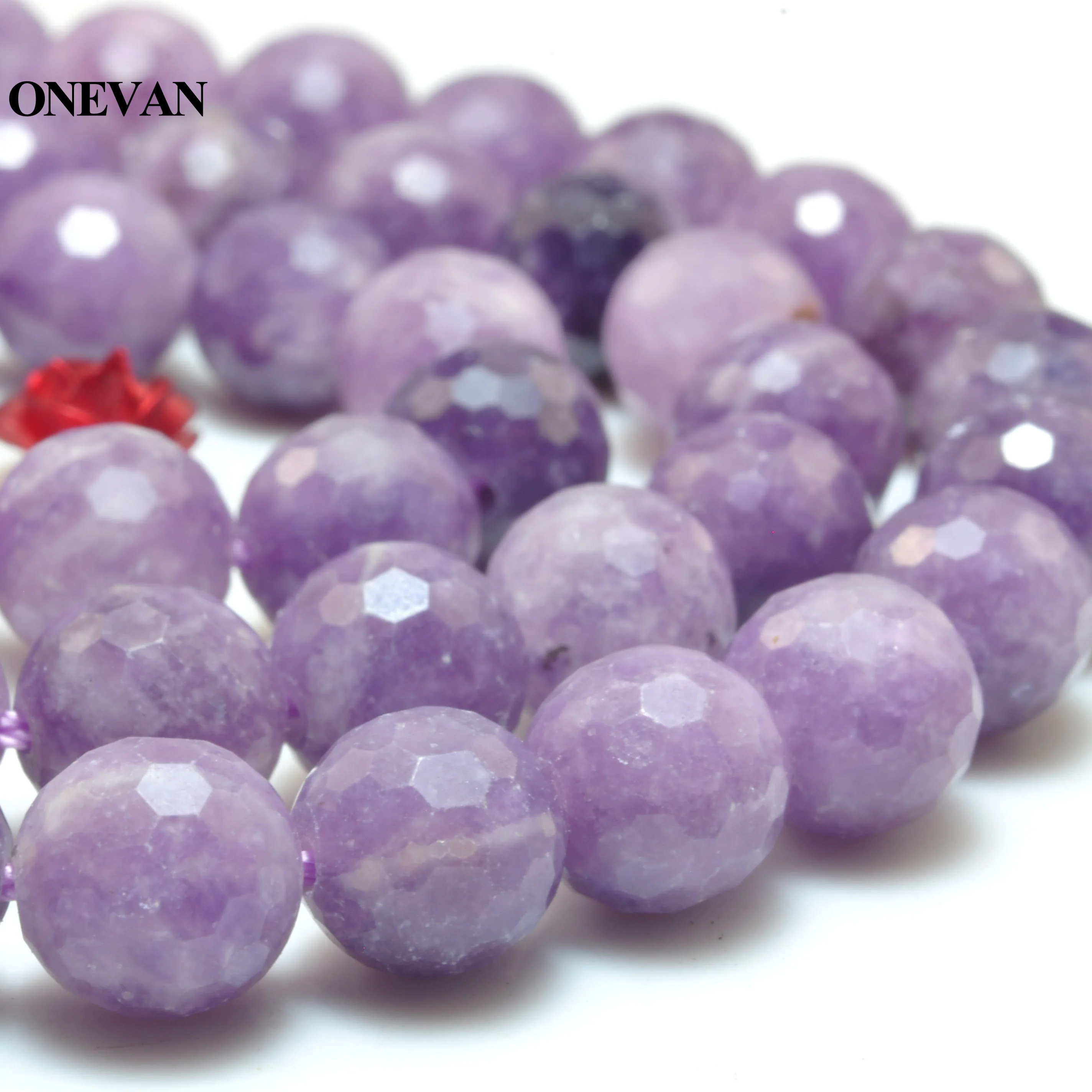 ONEVAN Natural Purple Lepidolite Faceted Round Beads 6mm 8mm 10mm Smooth Stone Bracelet Necklace Jewelry Making Diy Gift Design
ONEVAN Natural Purple Lepidolite Faceted Round Beads 6mm 8mm 10mm Smooth Stone Bracelet Necklace Jewelry Making Diy Gift Design