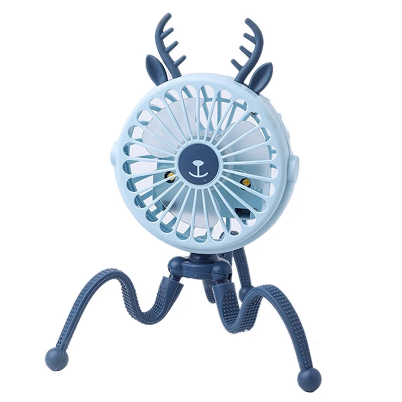 Cute Cartoons Octopus Portable USB Fans Handheld Baby Stroller Bracket Silent Fan Mini Stand Fans (Deer Ear Blue)
Cute Cartoons Octopus Portable USB Fans Handheld Baby Stroller Bracket Silent Fan Mini Stand Fans (Deer Ear Blue)