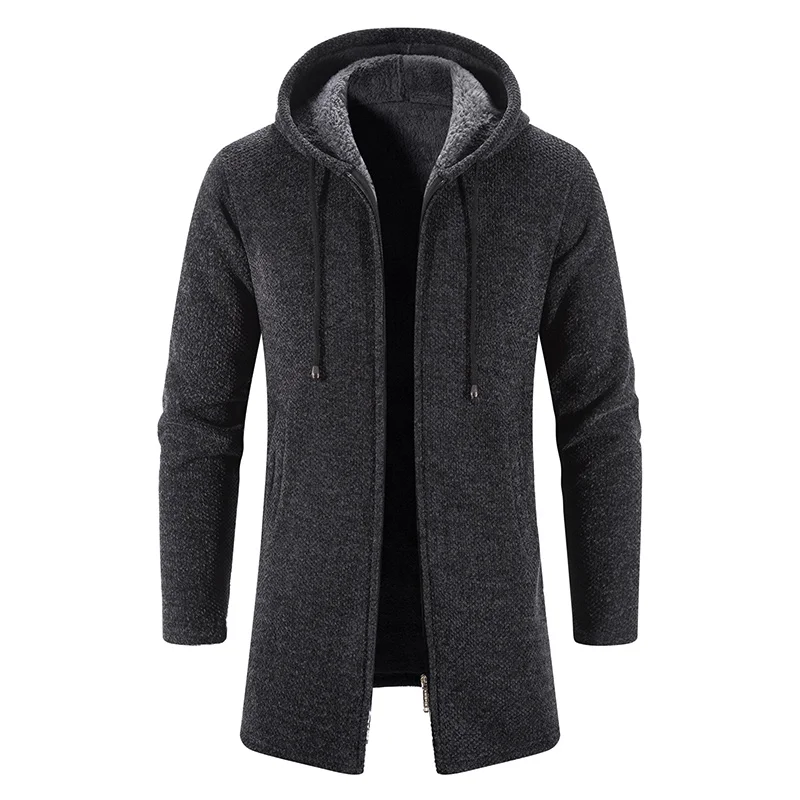 Cardigan Long Sweater Thick Fashion Grab Warm New Fashion Cashmere Jumper Hooded Solid Jacket Coat Color Men
Cardigan Long Sweater Thick Fashion Grab Warm New Fashion Cashmere Jumper Hooded Solid Jacket Coat Color Men