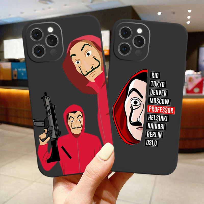 Spain TV Money Heist House Paper La Casa de papel Phone CaseFor iPhone 13 12 Pro 11 XR XS Max 7 X 8 6 Plus SE2020 Soft TPU Cover
Spain TV Money Heist House Paper La Casa de papel Phone CaseFor iPhone 13 12 Pro 11 XR XS Max 7 X 8 6 Plus SE2020 Soft TPU Cover