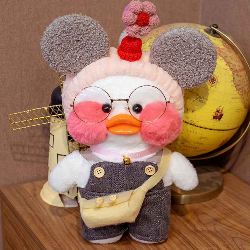 Cartoon LaLafanfan Cafe Yellow Duck Dog Alpaca Stuffed Soft Kawaii Creative Duck Doll Animal Pillow Birthday Gift for Children
Cartoon LaLafanfan Cafe Yellow Duck Dog Alpaca Stuffed Soft Kawaii Creative Duck Doll Animal Pillow Birthday Gift for Children