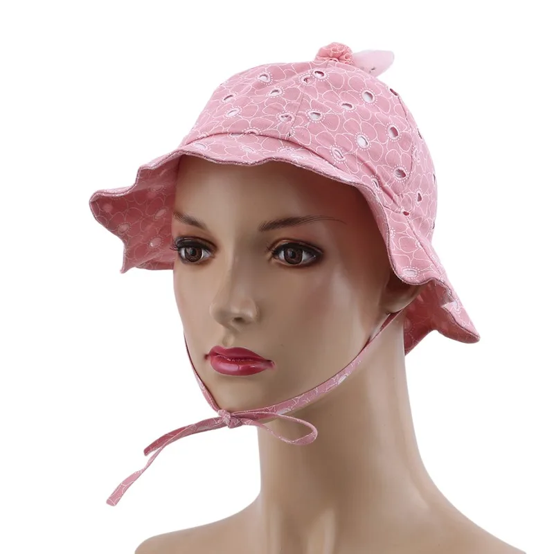 Summer Breathable Baby Sun Hat Cute Pink Baby Girl Beach Hat Outdoor Kids Children Bucket Cap Hollow Infant Baby Caps Hollow out 
Summer Breathable Baby Sun Hat Cute Pink Baby Girl Beach Hat Outdoor Kids Children Bucket Cap Hollow Infant Baby Caps Hollow out