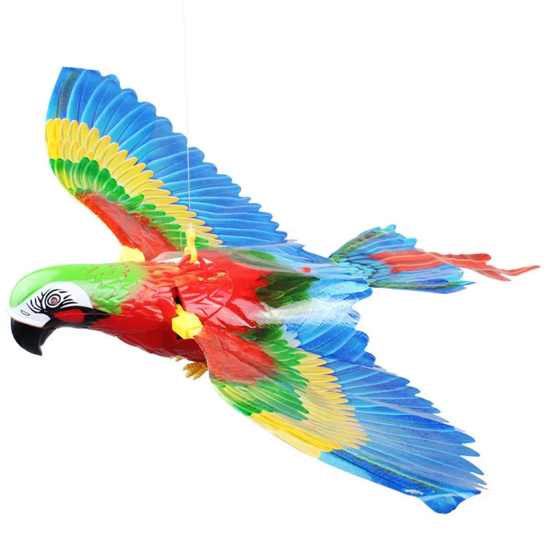 Simulation Interactive Toys Electric Parrot Rotating Hanging Line Flying Hanging Eagle Flying Bird Stick Batteries Not Included 
Simulation Interactive Toys Electric Parrot Rotating Hanging Line Flying Hanging Eagle Flying Bird Stick Batteries Not Included