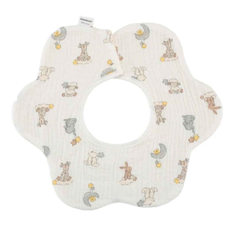 Cartoon Cotton Baby Bibs High-absorbent Saliva Towel Newborn Burp Cloths 6-layer Neck Scarf for Boy Girls Feeding Bib
Cartoon Cotton Baby Bibs High-absorbent Saliva Towel Newborn Burp Cloths 6-layer Neck Scarf for Boy Girls Feeding Bib