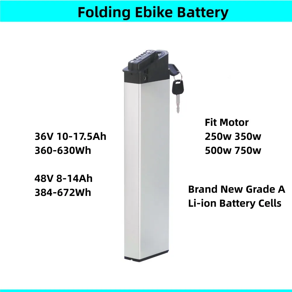 Folding Electric Fat Bike Battery 48V 10Ah 11.6Ah 12.8Ah 14Ah 36V 12.5Ah 500w 750w Lectric xp 2.0 Ebike Battery with Charger
Folding Electric Fat Bike Battery 48V 10Ah 11.6Ah 12.8Ah 14Ah 36V 12.5Ah 500w 750w Lectric xp 2.0 Ebike Battery with Charger