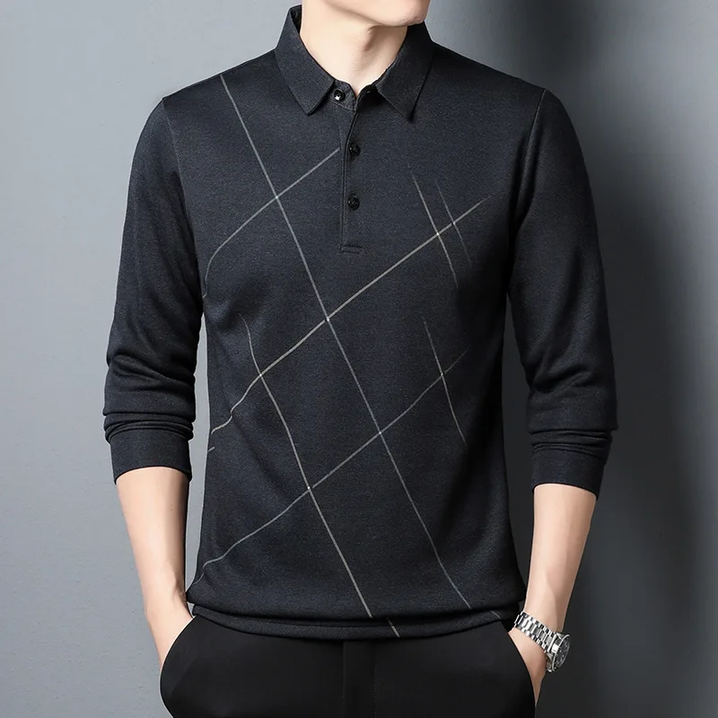 BROWON Brand Polo Shirts for Men Clothing 2022 Autumn New Business Casual Men Polo Shirt Long Sleeve Print Plaid Polo Tops Men
BROWON Brand Polo Shirts for Men Clothing 2022 Autumn New Business Casual Men Polo Shirt Long Sleeve Print Plaid Polo Tops Men