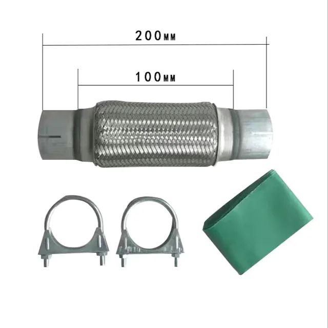 Бесварная выхлопная труба автомобиля, мягкое соединение, пикап, гофрированная труба, глушитель, шланг, четырехслойный хомут из нержавеющей стали
Бесварная выхлопная труба автомобиля, мягкое соединение, пикап, гофрированная труба, глушитель, шланг, четырехслойный хомут из нержавеющей стали