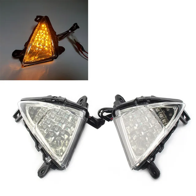 Motorbike Front LED Turn Signals Blinker For Kawasaki ZX 6R 14R Ninja 650F Concours 2008-2010
Motorbike Front LED Turn Signals Blinker For Kawasaki ZX 6R 14R Ninja 650F Concours 2008-2010