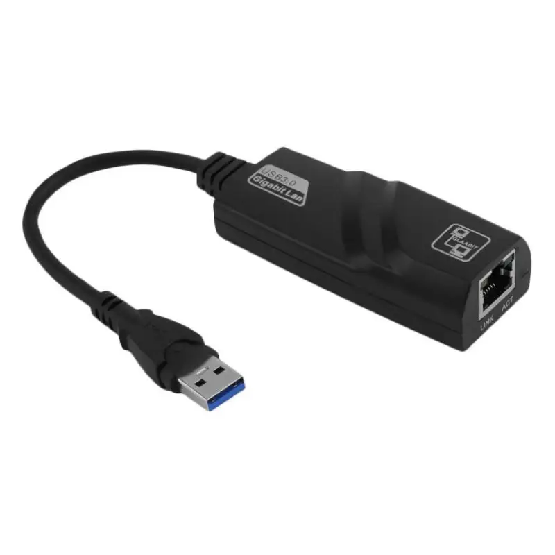 

Проводной сетевой адаптер USB 3,0 к Gigabit Ethernet RJ45 LAN (10/100/1000) Мбит/с сетевой адаптер Ethernet Сетевая карта для ПК ноутбука Win