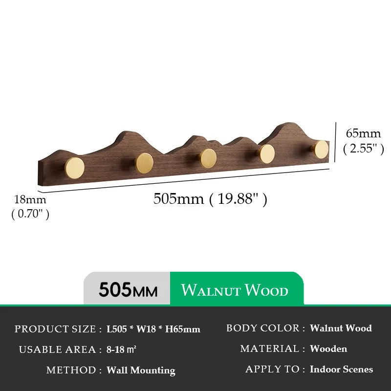 Деревянные крючки из орехового дерева 
Деревянные крючки из орехового дерева