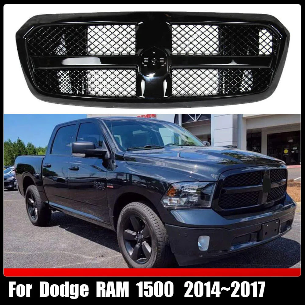 Racing Grills Decoration Car Front Grid Racing Grills ABS Gloss Black Bumper Grille For Dodge RAM 1500 2014~2017
Racing Grills Decoration Car Front Grid Racing Grills ABS Gloss Black Bumper Grille For Dodge RAM 1500 2014~2017