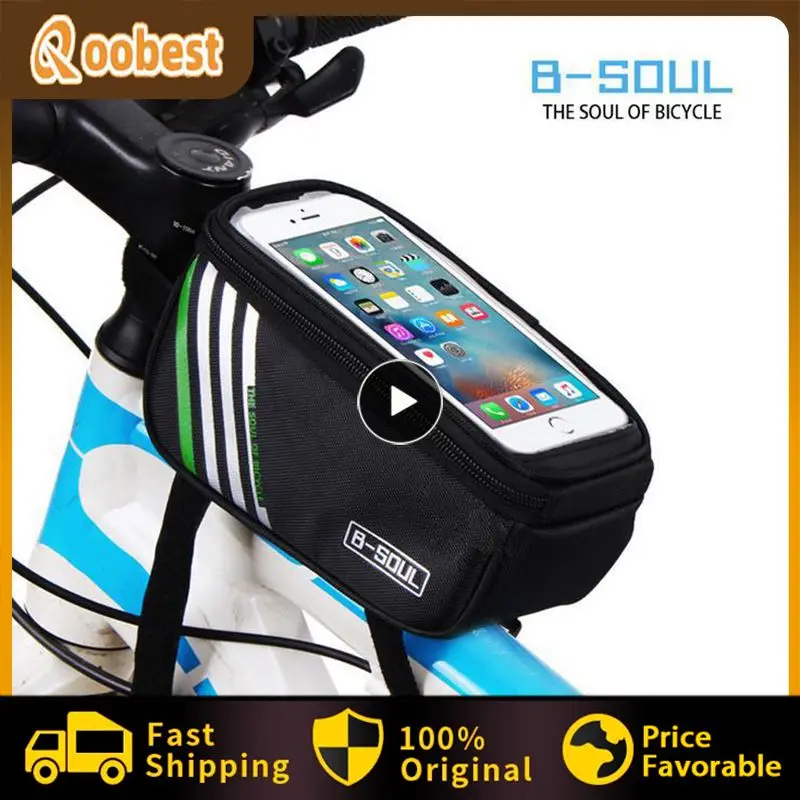 

Водонепроницаемая велосипедная сумка, нейлоновая женская сумка для велосипеда, фотосессия 4.8, аксессуары для передней рамы