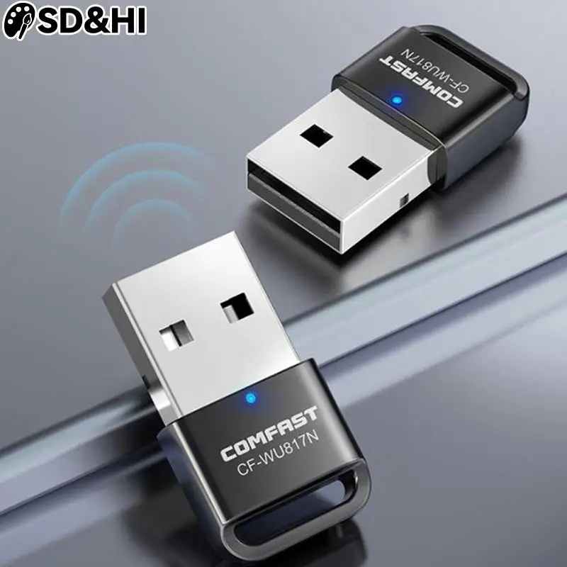 

150Mbps Mini Free Drive USB Wireless WiFi Adapter 2.4GHz PC Network Card 802.11N WiFi Dongle For Win7/8/10/11