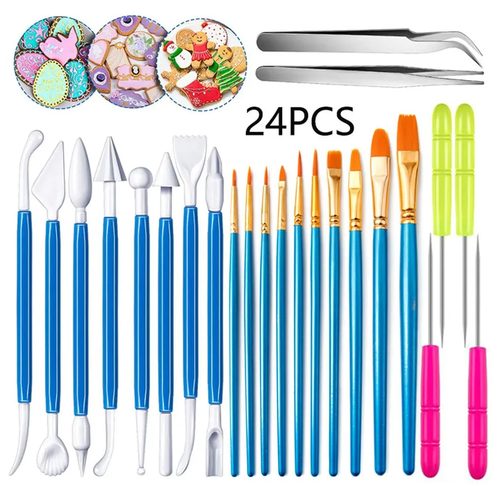 Embossing Cookie Decorating Cake Decor Ball Stylus Dotting Ceramic Tools Clay Sculpting Modeling Clay Tools Kits
Embossing Cookie Decorating Cake Decor Ball Stylus Dotting Ceramic Tools Clay Sculpting Modeling Clay Tools Kits