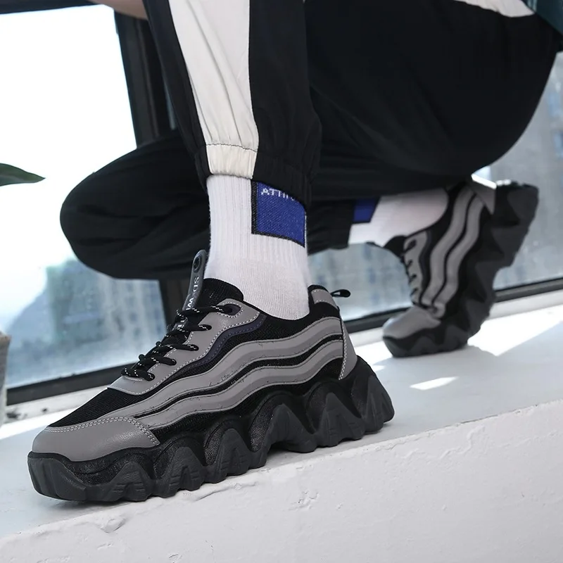 New 2022 Spring and Autumn Popular Men's Casual Sports Shoes Men's Round Toe Lace-up Casual Platform Shoes Size 39-44
New 2022 Spring and Autumn Popular Men's Casual Sports Shoes Men's Round Toe Lace-up Casual Platform Shoes Size 39-44