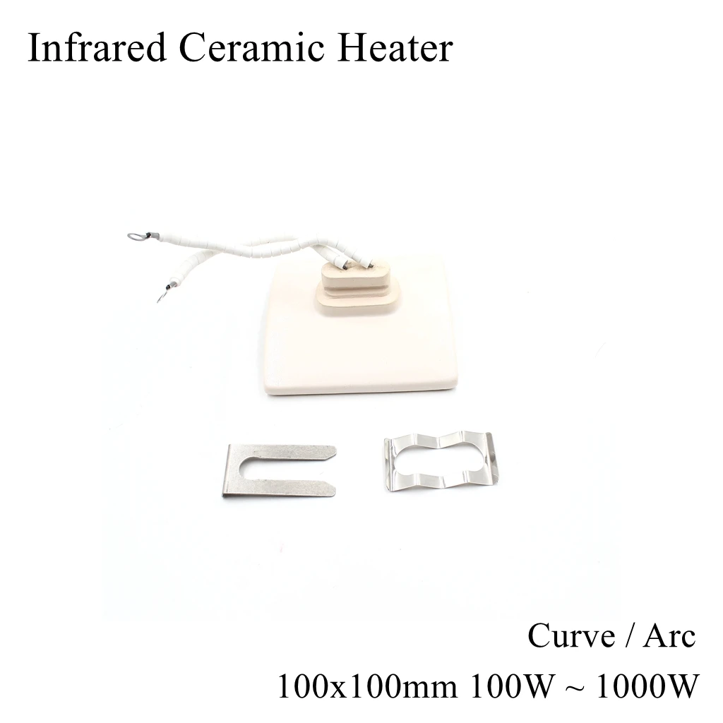 100x100mm 220V IR Infrared Ceramic Heater Air Heating Arc Curve Plate Brick Board Top Bottom BGA Rework Station Soldering 100mm 
100x100mm 220V IR Infrared Ceramic Heater Air Heating Arc Curve Plate Brick Board Top Bottom BGA Rework Station Soldering 100mm