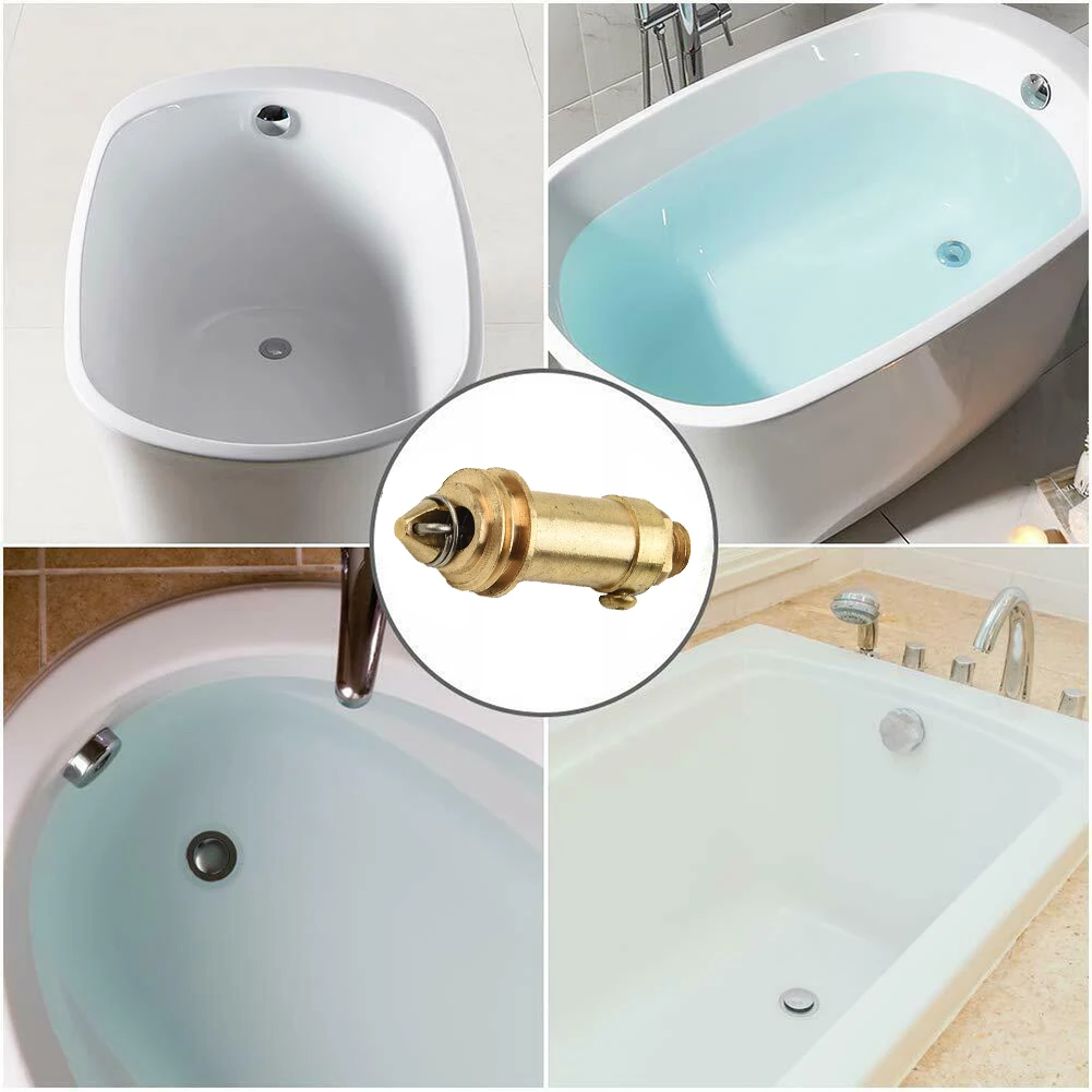 Bathtub Accessories Drains Basin Sink BRASS Replacement Waste Bounce Valve Easy Pop Up Click Clack Plug Bolt Spring Mechanism
Bathtub Accessories Drains Basin Sink BRASS Replacement Waste Bounce Valve Easy Pop Up Click Clack Plug Bolt Spring Mechanism