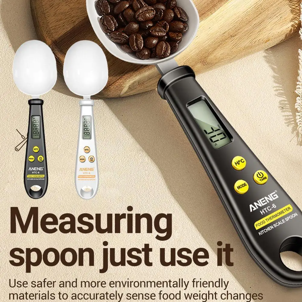 Electronic Scale Measuring Spoon Multifunctional Digital Display Spoon, 2-in-1 Kitchen Tool And Weighing Scale Measuring O6Y4
Electronic Scale Measuring Spoon Multifunctional Digital Display Spoon, 2-in-1 Kitchen Tool And Weighing Scale Measuring O6Y4